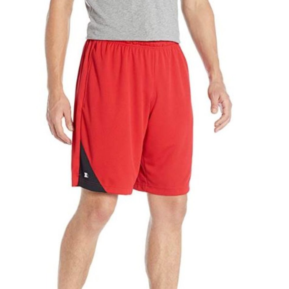 Starter Men's Lacrosse Shorts With Pockets Large